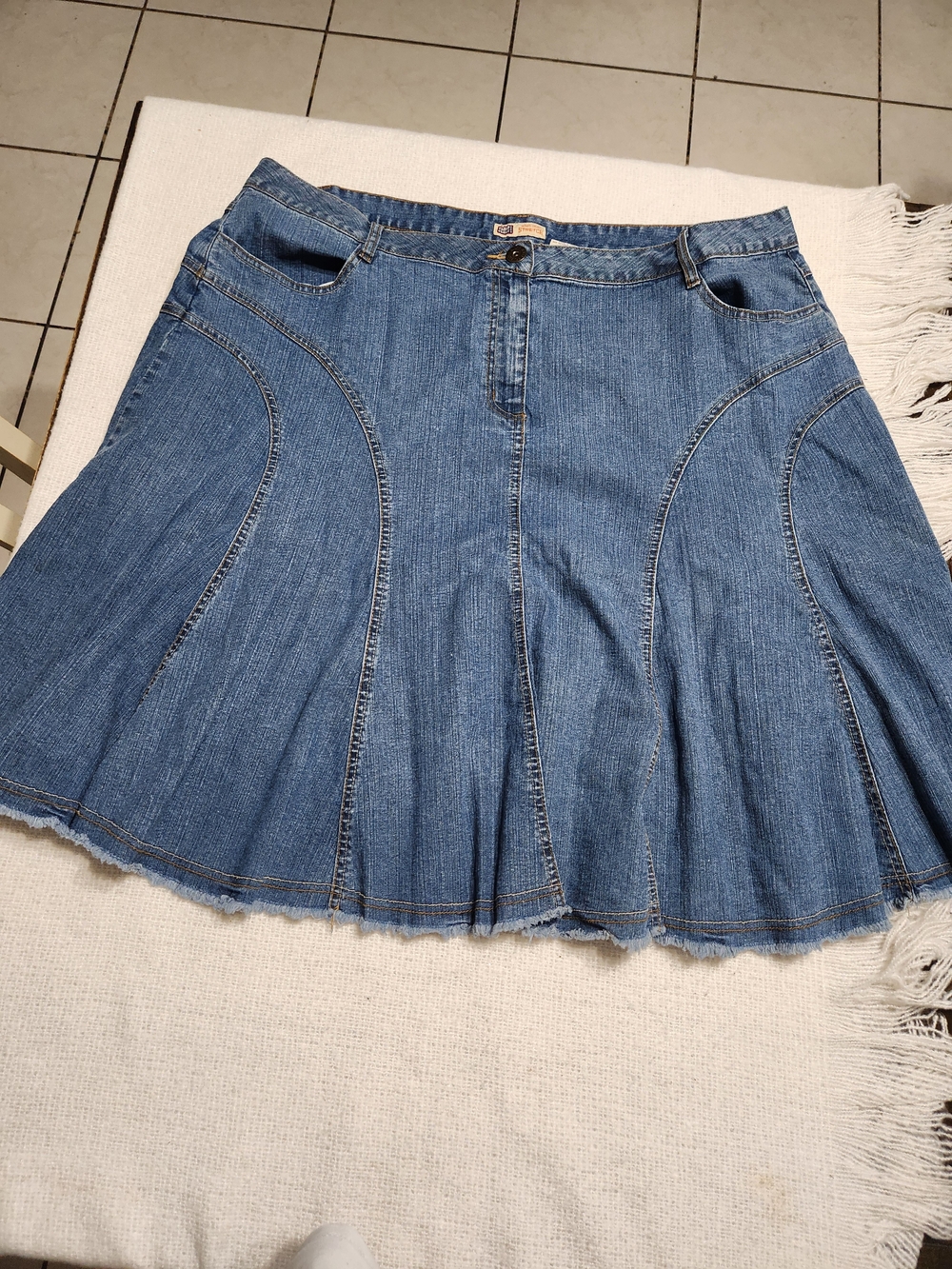 Vintage Faded Glory A-Line denim skirt -Plus Size 24W